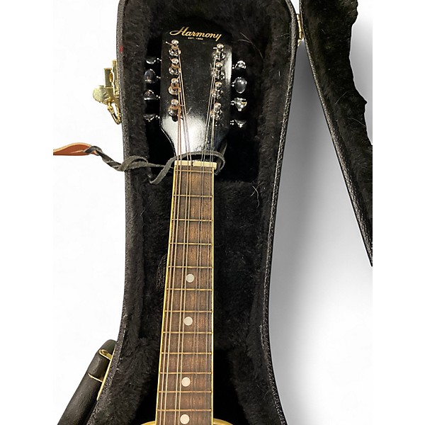 Vintage 1970s Harmony M-100 Mandolin 2 Color Sunburst Mandolin