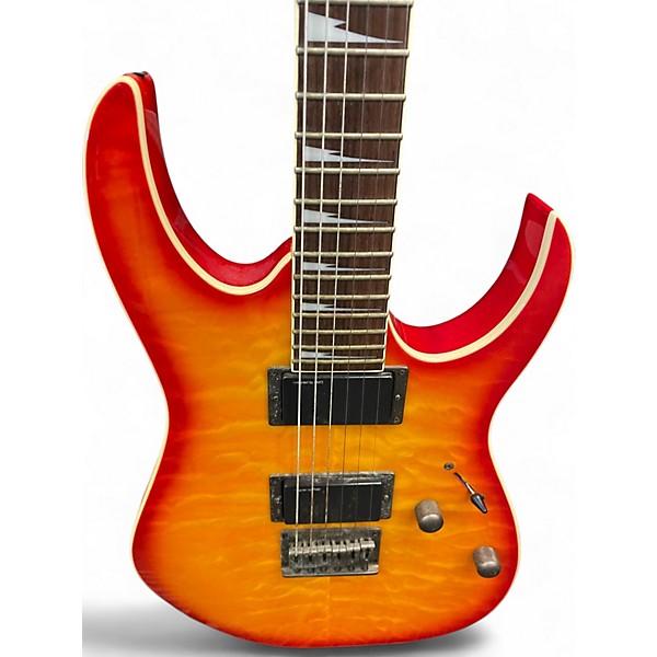 Used Ibanez RG3EX1 Trans Orange Solid Body Electric Guitar