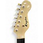 Used Kingston DOUBLE CUT WHITE Solid Body Electric Guitar
