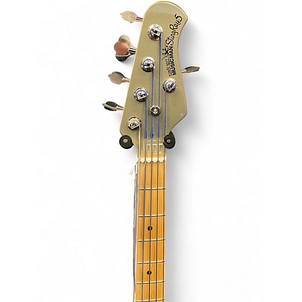 Used Ernie Ball Music Man Stingray 5 String EGYPTIAN GREEN Electric Bass Guitar