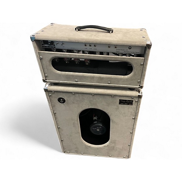 Used Two Rock Silver Sterling 100/50 Head and 2x12 Cabinet Guitar Stack