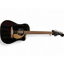 Used Fender Redondo Black Acoustic Electric Guitar