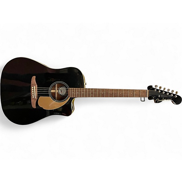 Used Fender Redondo Black Acoustic Electric Guitar