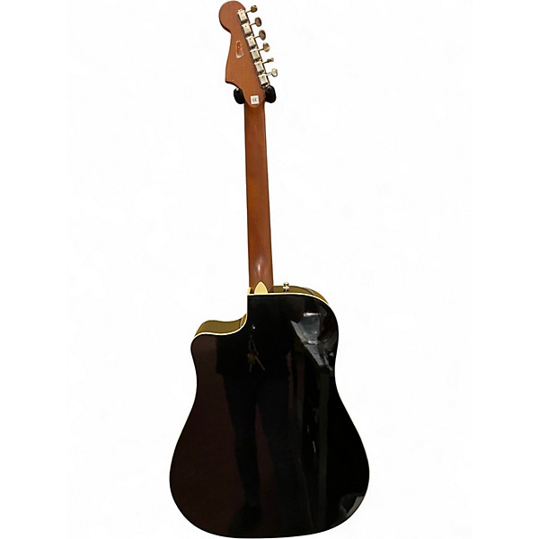 Used Fender Redondo Black Acoustic Electric Guitar