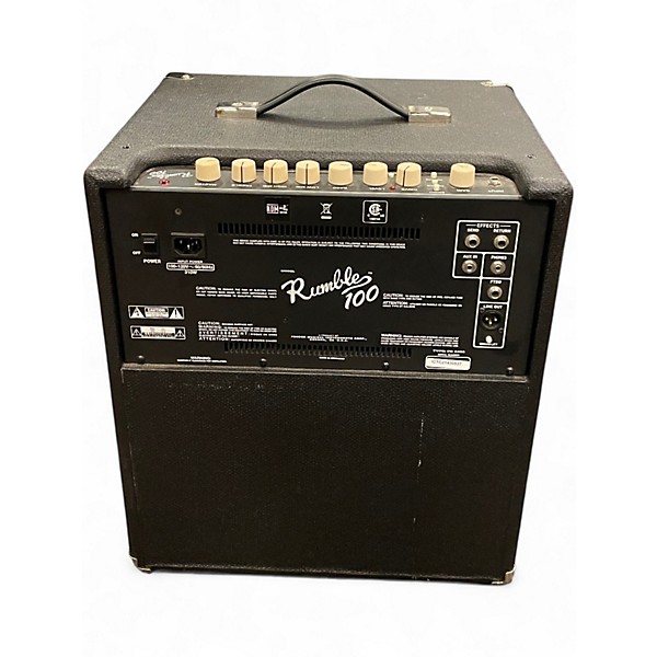 Used Fender Rumble 100 1x15 100W Bass Combo Amp