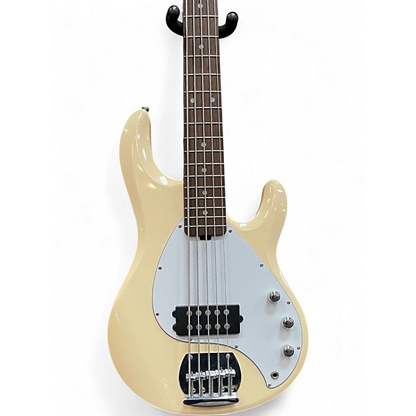Used Sterling by Music Man STINGRAY5 Cream Electric Bass Guitar