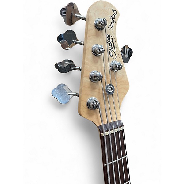 Used Sterling by Music Man STINGRAY5 Cream Electric Bass Guitar