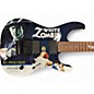 Used ESP LTD Kirk Hammett Signature White Zombie Zombie-Burst Solid Body Electric Guitar thumbnail
