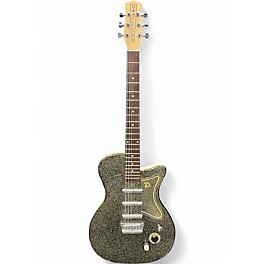 Used Danelectro '56 U3 Reissue Silver Sparkle Solid Body Electric Guitar