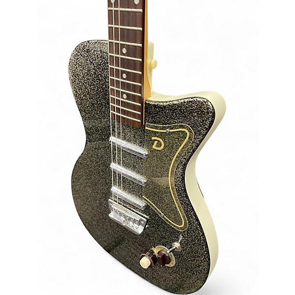 Used Danelectro '56 U3 Reissue Silver Sparkle Solid Body Electric Guitar