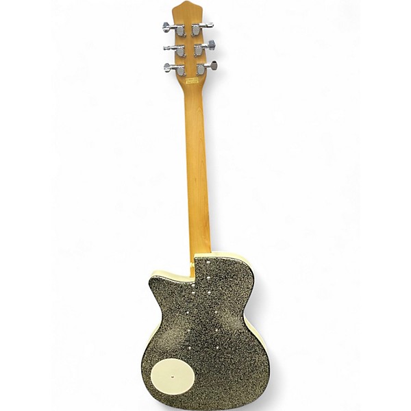 Used Danelectro '56 U3 Reissue Silver Sparkle Solid Body Electric Guitar
