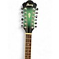 Used Ibanez AEL1512E Teal Burst 12 String Acoustic Electric Guitar