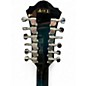 Used Ibanez AEL1512E Teal Burst 12 String Acoustic Electric Guitar