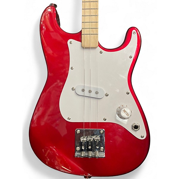 Used Fender LOOG RED Solid Body Electric Guitar