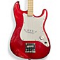 Used Fender LOOG RED Solid Body Electric Guitar
