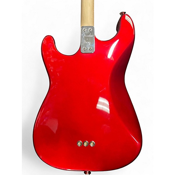 Used Fender LOOG RED Solid Body Electric Guitar