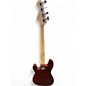 Used Squier Affinity Precision Bass Red Electric Bass Guitar