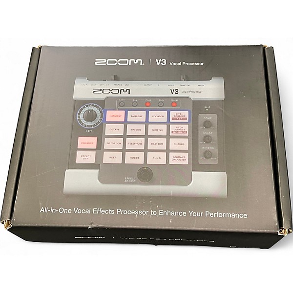 Used Zoom V3 Vocal Processor