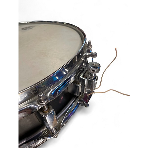Used Pearl 13in PICCOLO STEEL SNARE BLACK Drum