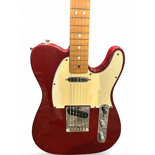 Used Squier Telecaster Candy Apple Red Solid Body Electric Guitar