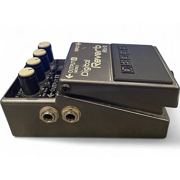 Used BOSS RV2 Digital Reverb Effect Pedal