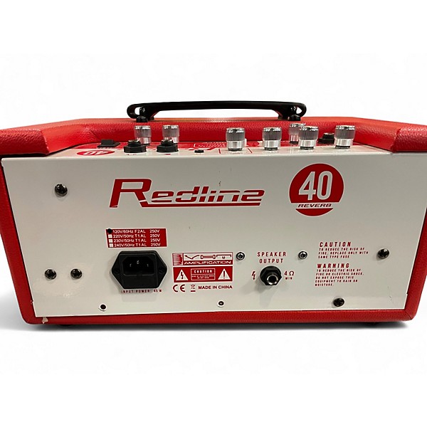Used VHT REDLINE 40 REVERB Solid State Guitar Amp Head
