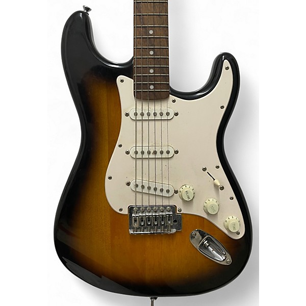 Used Squier Standard Stratocaster 2 Color Sunburst Solid Body Electric Guitar