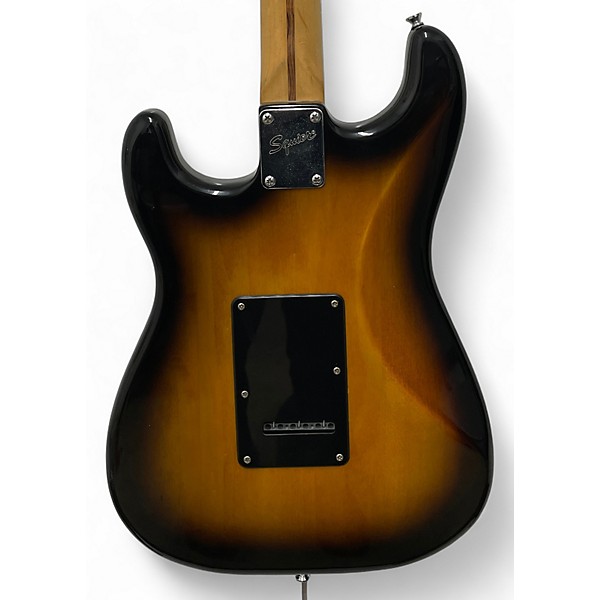 Used Squier Standard Stratocaster 2 Color Sunburst Solid Body Electric Guitar