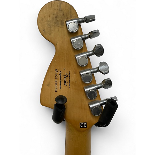 Used Squier Standard Stratocaster 2 Color Sunburst Solid Body Electric Guitar
