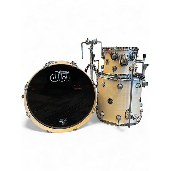 Used DW 3 Piece Performance Series Natural Drum Kit