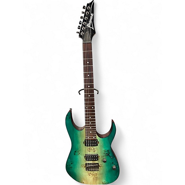 Used Ibanez RG421PB Caribbean Shoreline Flat Solid Body Electric Guitar