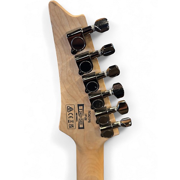 Used Ibanez RG421PB Caribbean Shoreline Flat Solid Body Electric Guitar