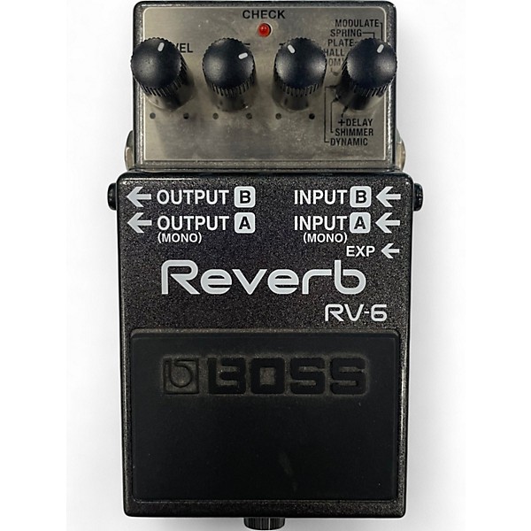 Used BOSS RV6 Digital Reverb Effect Pedal
