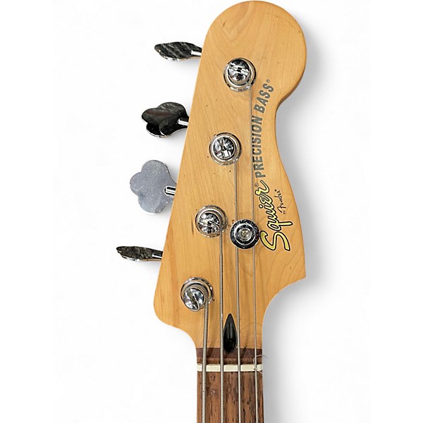 Used Squier Vintage Modified Precision Bass Olympic White Electric Bass Guitar