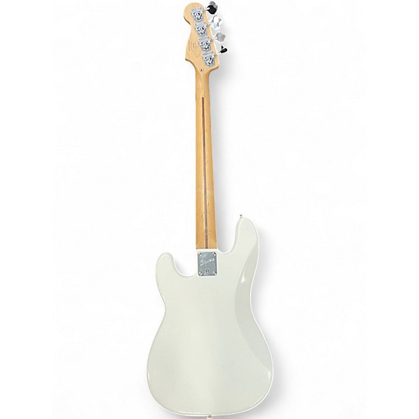 Used Squier Vintage Modified Precision Bass Olympic White Electric Bass Guitar