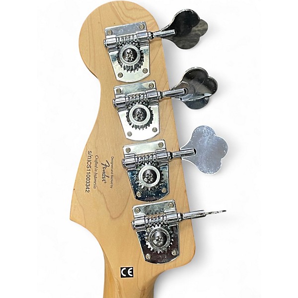 Used Squier Vintage Modified Precision Bass Olympic White Electric Bass Guitar