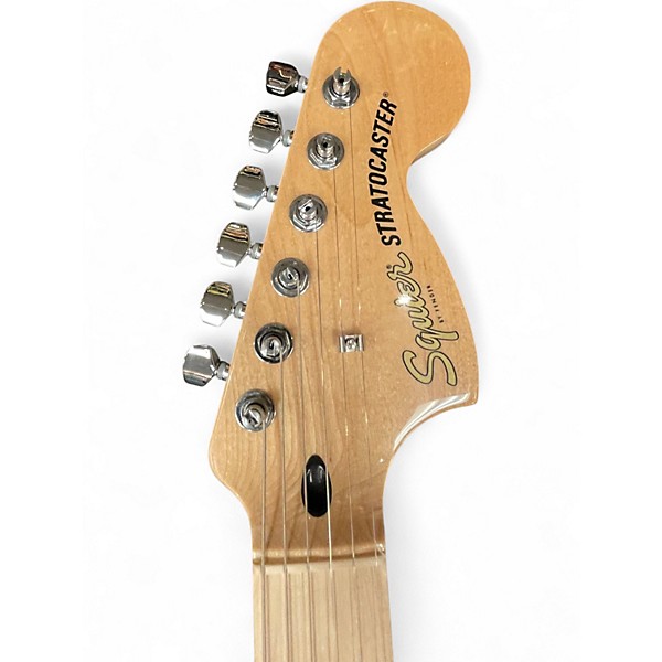 Used Squier Affinity Stratocaster Black Solid Body Electric Guitar