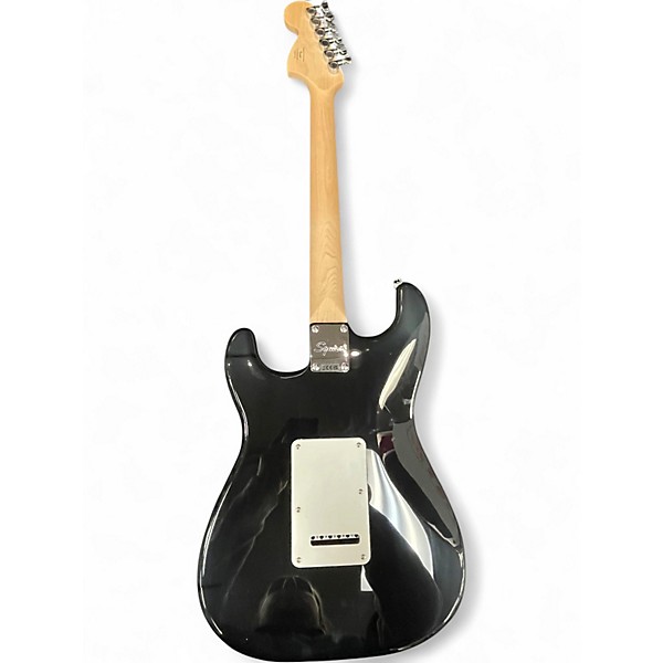 Used Squier Affinity Stratocaster Black Solid Body Electric Guitar