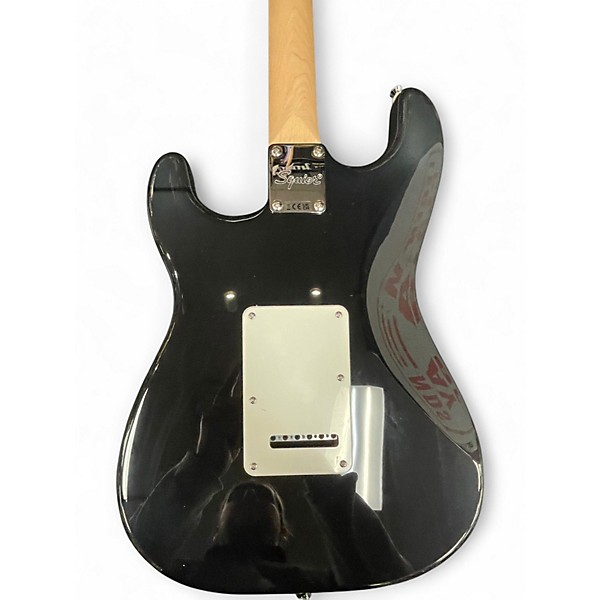 Used Squier Affinity Stratocaster Black Solid Body Electric Guitar
