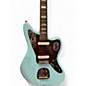 Used 2024 Squier 70s JAGUAR Daphne Blue Solid Body Electric Guitar