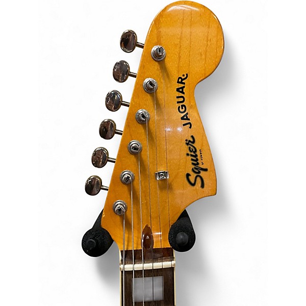 Used 2024 Squier 70s JAGUAR Daphne Blue Solid Body Electric Guitar