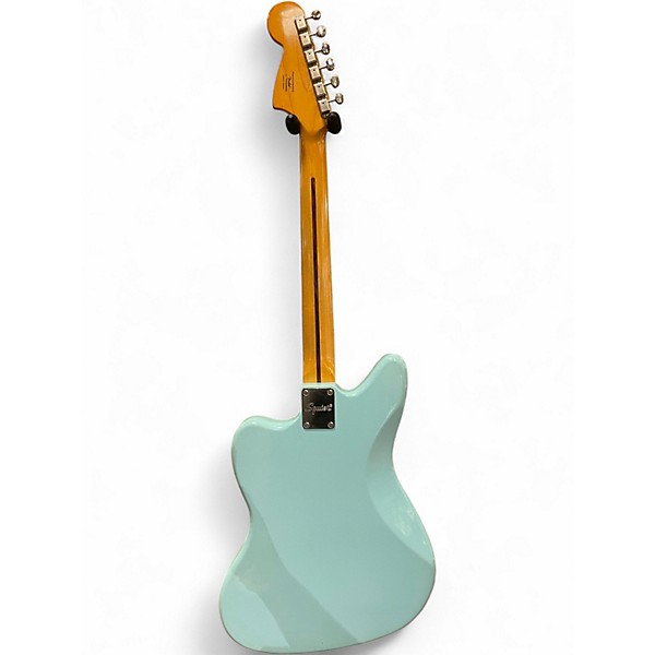 Used 2024 Squier 70s JAGUAR Daphne Blue Solid Body Electric Guitar