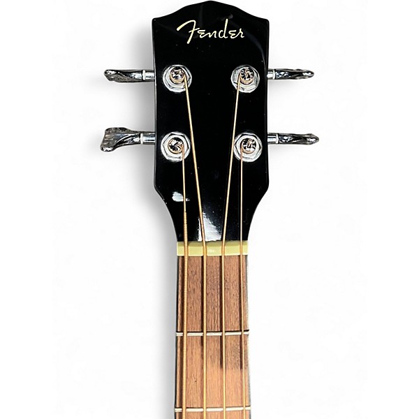 Used Fender CB-60SCE Black Acoustic Bass Guitar