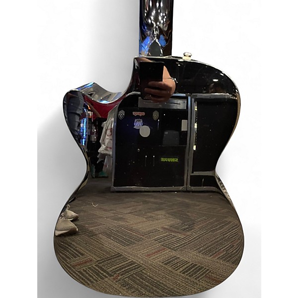 Used Fender CB-60SCE Black Acoustic Bass Guitar