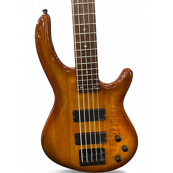 Used Dean ZELINSKY TTB195MULE 2 Tone Sunburst Electric Bass Guitar