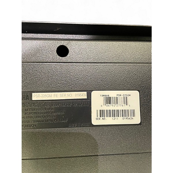 Used Yamaha PSR 225GM Portable Keyboard