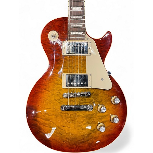 Used Epiphone Les Paul Standard 60's Quilt WASHED CHERRY SUNBURST Solid Body Electric Guitar