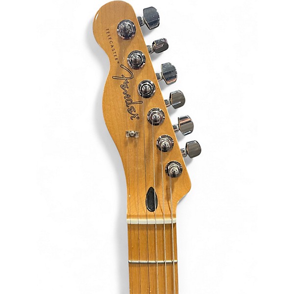 Used 2018 Fender Player Telecaster Left Handed 3 Color Sunburst Solid Body Electric Guitar