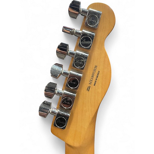 Used 2018 Fender Player Telecaster Left Handed 3 Color Sunburst Solid Body Electric Guitar