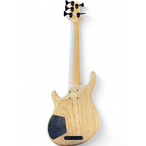 Used Kala California Series Solid Body 5 String U-Bass Hawaiian Koa Electric Bass Guitar